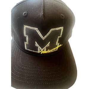 Travis Scott Cactus Jack x Michigan Wolverines Mitchell & Ness Hat Snapback (2)